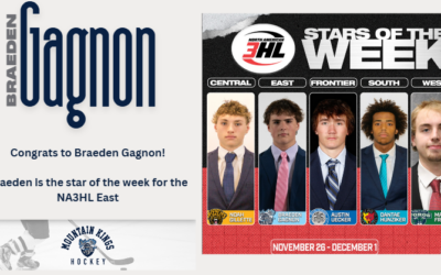 Braeden Gagnon Star of the Week